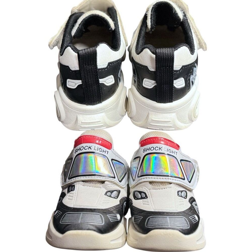 Toddler Boys Race car Sneaker Shoe Bundle Lot Size 11 - Picture 4 of 15